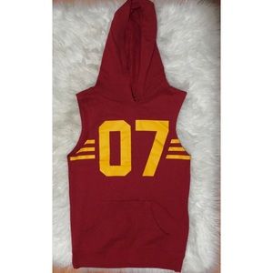 Harry Potter No.07 Red Sleeveless Hoodie